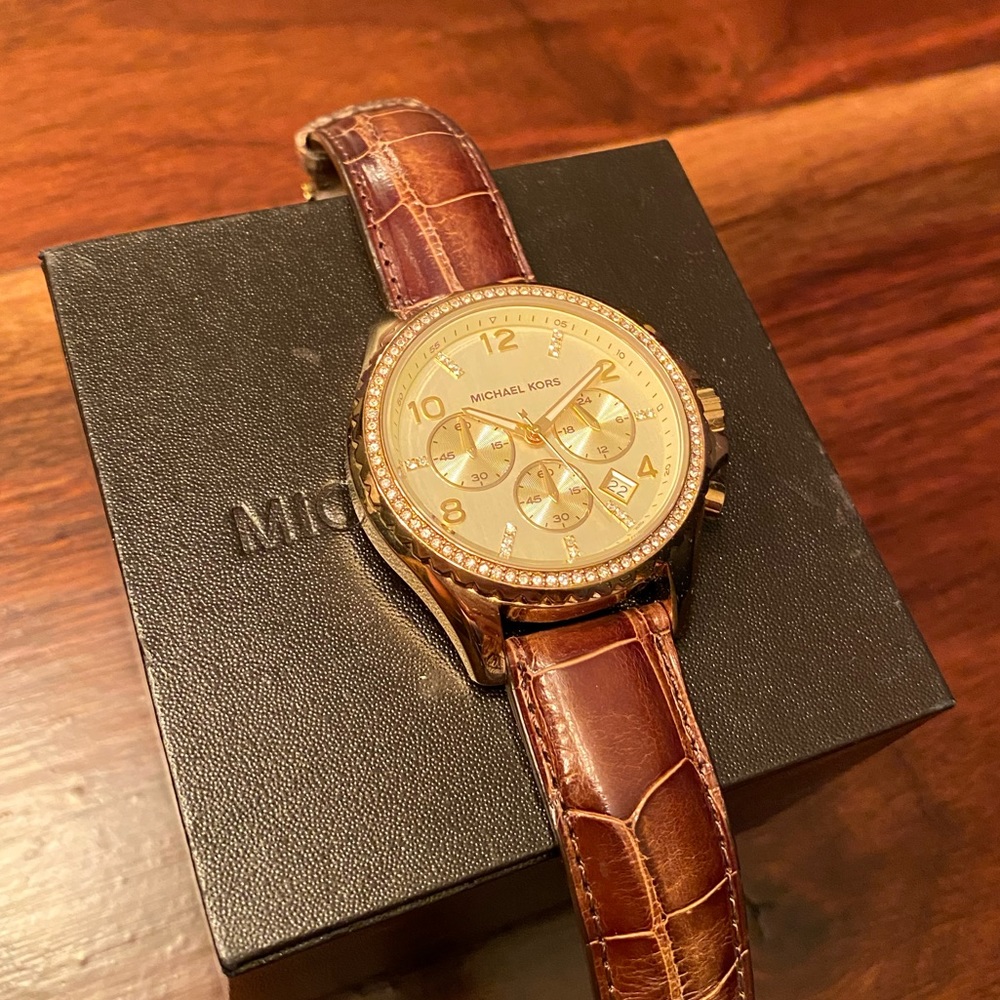 Michael Kors Leather Watch